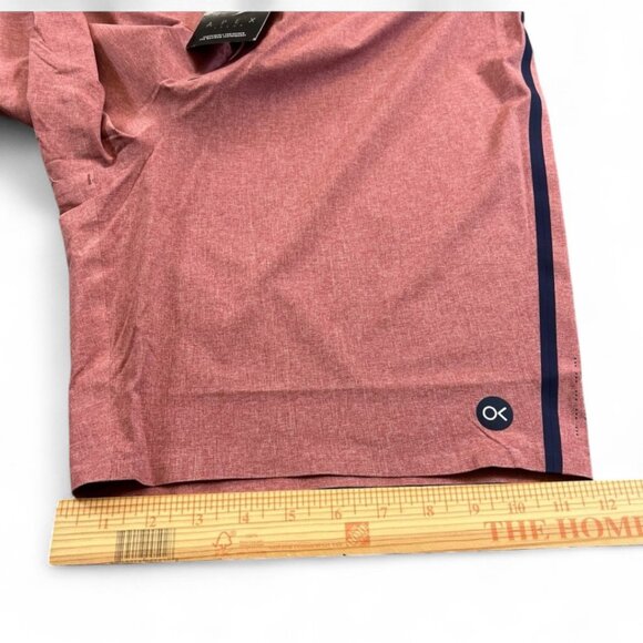 Outerknown Kelly Slater Apex Boardshorts Size 34 Surf Trunks Skin Suit Red NWT - Picture 14 of 15